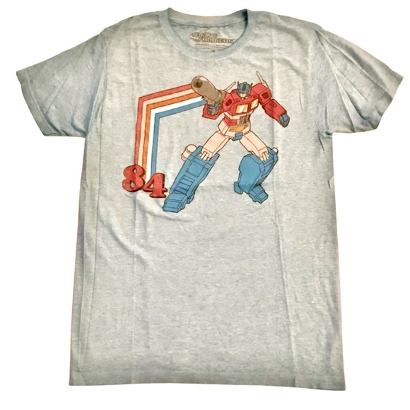 Super Soft! Transformers 80s Vintage Retro Looking Tee - Picture 1 of 6
